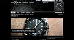 Desktop Screenshot of forum.bellross.com