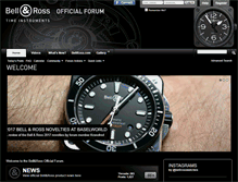 Tablet Screenshot of forum.bellross.com
